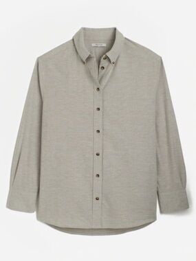 Madewell Oversized Button-Up Shirt in Oxford